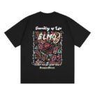 Customized T-shirt men with pure cotton hot stamping and multi-color short sleeved design
