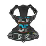 Pet traction vest spirit of freedom black