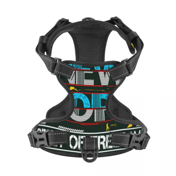 Pet traction vest spirit of freedom black