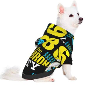 Small Pets wear hoodies for dogs NY 86 black