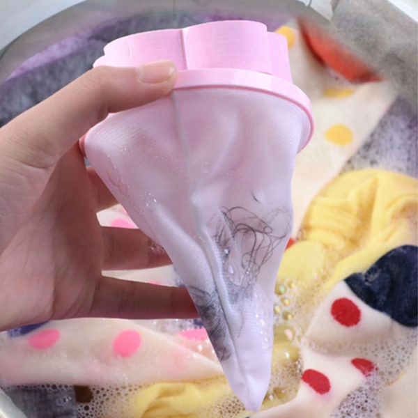 Reusable Pet Fur Remover Filter Mesh Bag