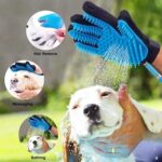 3 in 1 Glove Set for Pets Brush Shower Spray Hair remover Glove, Dog & Cat Grooming and Bathing Glove Set(US customers)