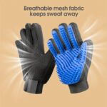 1 Pair of Deluxe Pet Grooming Supplies - Soft Bristle Dog Bath Brush for Gentle Skin, Finger Toothbrush for Easy Dental