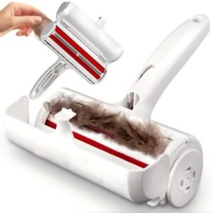 Roller Pet Hair Remover and Reusable Lint Roller Cat and Dog Hair Remover for Furniture, Couch, Carpet, Clothing and Bed
