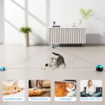 AsFrost Cat Toy Smart Cat Treadmill Exerciser w/Feather Toy