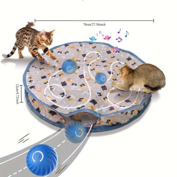 Whisker Wizard Toy Rechargeable Interactive Cat Toy, Motion-Activated