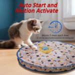 Whisker Wizard Toy Rechargeable Interactive Cat Toy, Motion-Activated