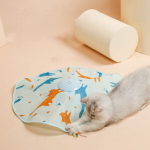 Catch The Tail Toy Voice Activated Cat Toy, Pink Battery Model