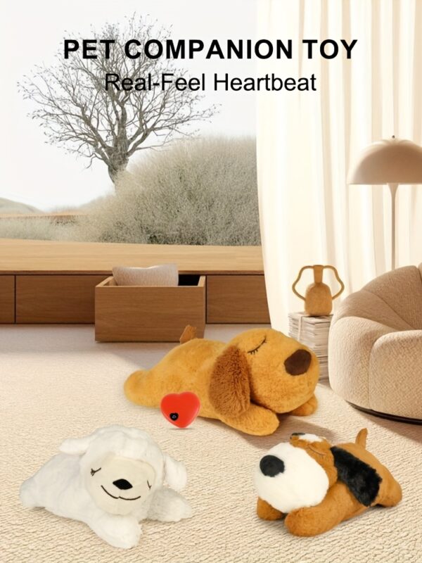 NPET Puppy Heartbeat Toy PP Plush Toy for Dogs, No Battery