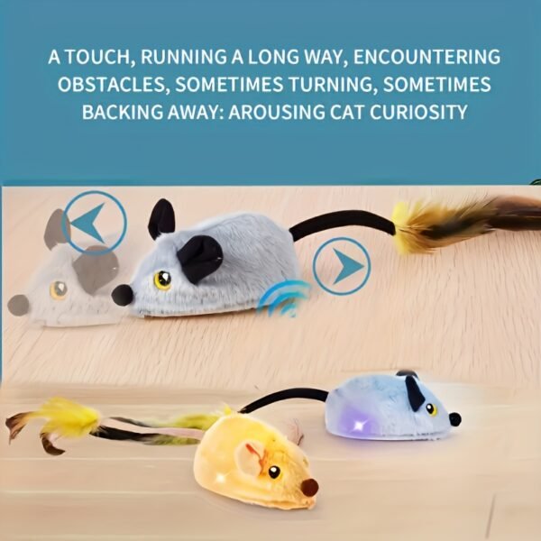 Whisker Wonders Toy USB Rechargeable Electric Teaser Mouse Toy