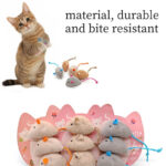 Mouse Cat Mint Toys 8pc Set, Durable Holiday Gift