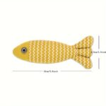 Cat Toys Fish Catnip-Filled Interactive Kitten Kicker, 1 Pack