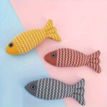 Cat Toys Fish Catnip-Filled Interactive Kitten Kicker, 1 Pack