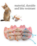 Mouse Cat Mint Toys 8pc Set, Durable Holiday Gift
