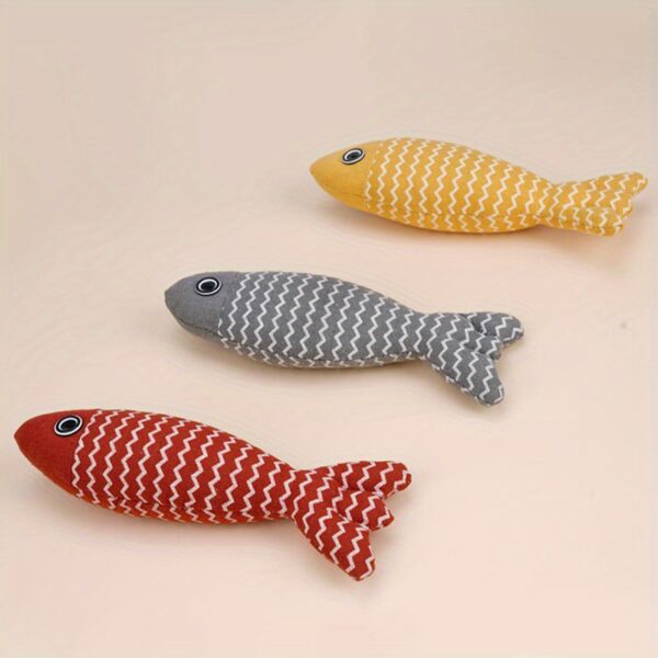 Cat Toys Fish Catnip-Filled Interactive Kitten Kicker, 1 Pack