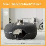 Peekaboo Cat Cave Scratch-Resistant Cat Tunnel Bed Toys