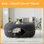 Peekaboo Cat Cave Scratch-Resistant Cat Tunnel Bed Toys