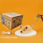 Whisker Wonders Toy USB Rechargeable Electric Teaser Mouse Toy