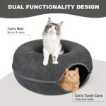 Peekaboo Cat Cave Scratch-Resistant Cat Tunnel Bed Toys