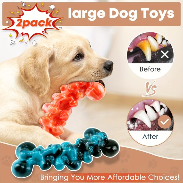 Large Dog Chew Toys 2Pk Indestructible Chew Toys for Large Dogs