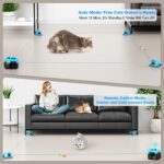 AsFrost Cat Toy Smart Cat Treadmill Exerciser w/Feather Toy