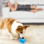 Dog Bouncing Ball Smart Puppy Ball w/Flashing Lights, USB Rechargeable