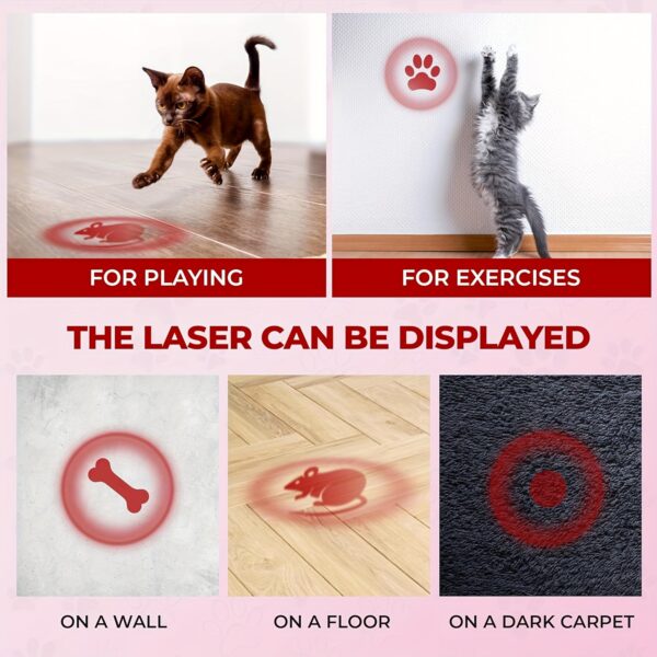 7-in-1 Cat Toys USB Rechargeable Teaser Toy for Cats/Dogs