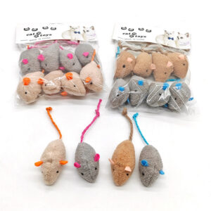Mouse Cat Mint Toys 8pc Set, Durable Holiday Gift
