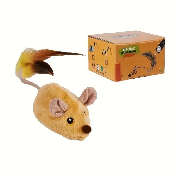 Whisker Wonders Toy USB Rechargeable Electric Teaser Mouse Toy