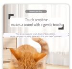 2025 Cat Toy Realistic Sparrow Sound Plush Toy, Touch Activation