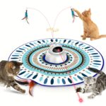 Cat Laser Toy 4-in-1 USB Rechargeable Interactive Cat Wand Toy