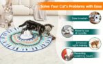 Cat Laser Toy 4-in-1 USB Rechargeable Interactive Cat Wand Toy