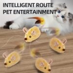Whisker Wonders Toy USB Rechargeable Electric Teaser Mouse Toy