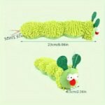 Plush Broad Bean Toy Cartoon Print Soft Pillow, No Battery