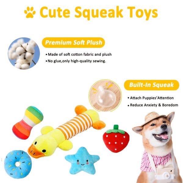 Dog Toys Set 25pc Chew Toys for Cleaning & Teeth Cleaning