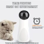 Motion-Activated Laser Cat Toy USB Rechargeable Low-Power Cat Laser Toy