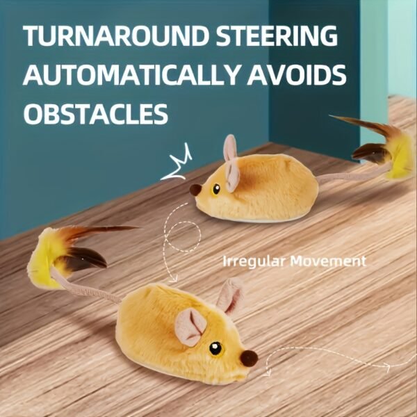 Whisker Wonders Toy USB Rechargeable Electric Teaser Mouse Toy