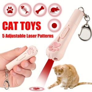 7-in-1 Cat Toys USB Rechargeable Teaser Toy for Cats/Dogs