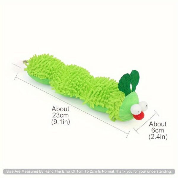 Plush Broad Bean Toy Cartoon Print Soft Pillow, No Battery