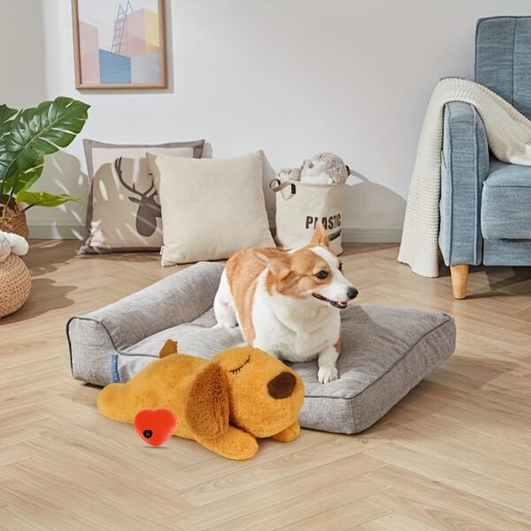 NPET Puppy Heartbeat Toy PP Plush Toy for Dogs, No Battery