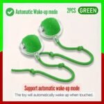 Smart Electric Cat Ball 1/2pc USB Rechargeable Rolling Pet Ball w/LED