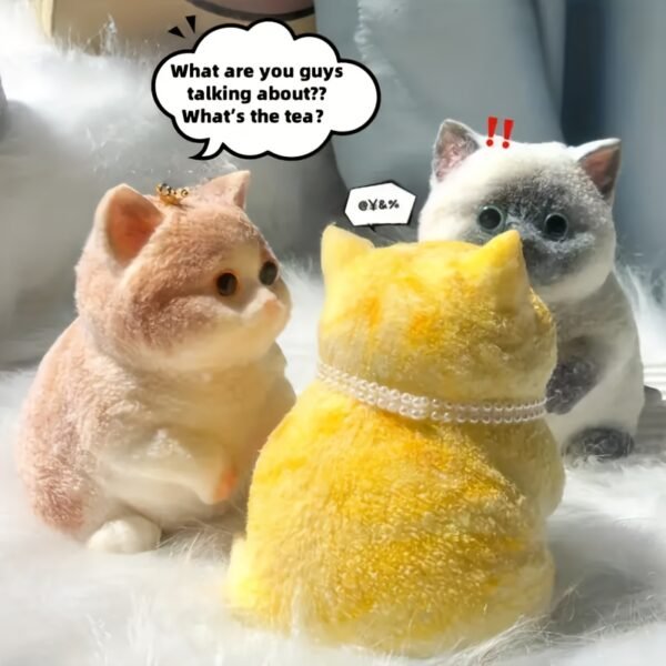Squeeze Cat Toys Soft Slow-fitting Cat Desk Accessories