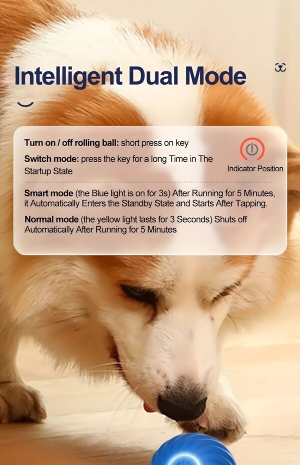 Intelligent Jumping Ball Toy Electric Charging Cat/Dog Self-rolling Ball