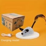 Whisker Wonders Toy USB Rechargeable Electric Teaser Mouse Toy