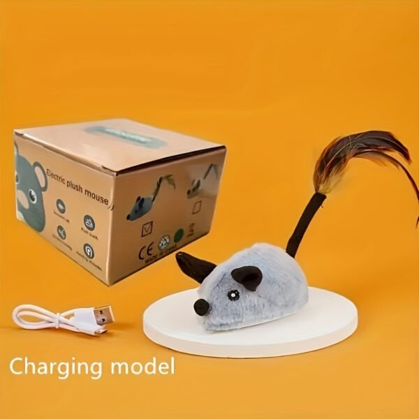Whisker Wonders Toy USB Rechargeable Electric Teaser Mouse Toy