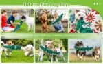 Durable Alligator Dog Toy Large Stuffed Chew & Tug-of-War Toy