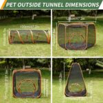 6-in-1 Pet Playpen Foldable Cat/Dog Playpen w/Tunnel & Tent