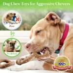 Tough Nylon Dog Chew Toys 3-Pack Large Dog Toys