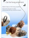 2025 Cat Toy Realistic Sparrow Sound Plush Toy, Touch Activation