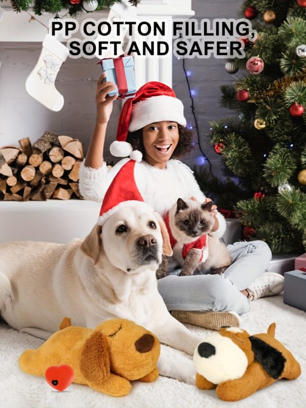 NPET Puppy Heartbeat Toy PP Plush Toy for Dogs, No Battery